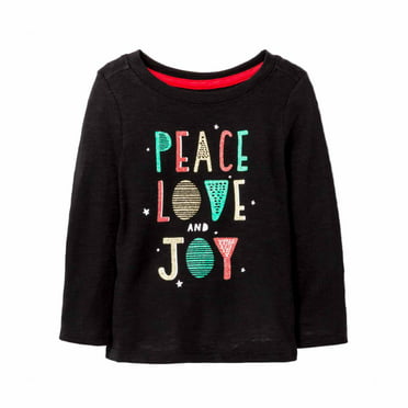 Peace Love & Fashion Girl's Emoji Hoodie Black 